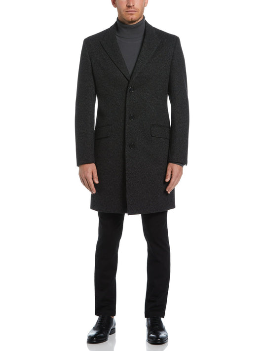 Perry Ellis Single Breasted 3 Button Overcoat