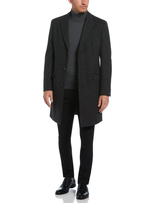 Perry Ellis Single Breasted 3 Button Overcoat