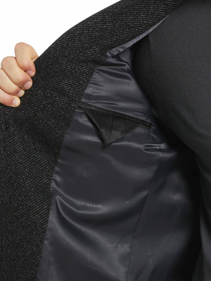 Perry Ellis Single Breasted 3 Button Overcoat