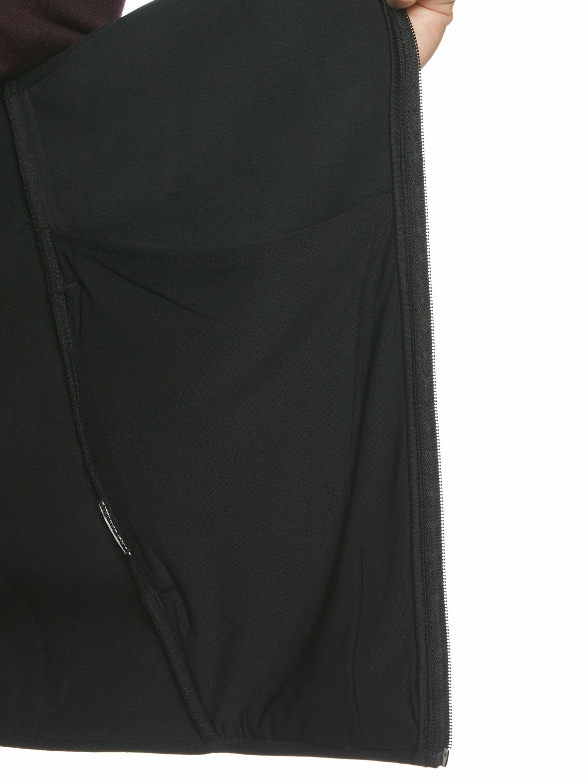 Perry Ellis Solid Stretch Full-Zip Fleece Vest