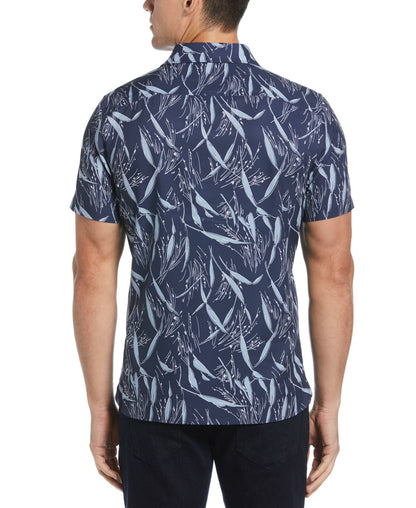 Perry Ellis Total Stretch Slim Fit Wheat Print Shirt