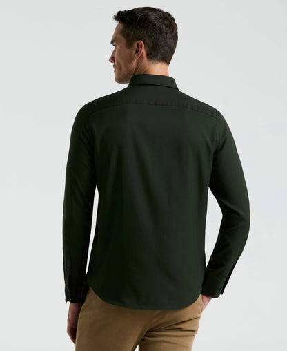Perry Ellis Men's Untucked Slim Fit Stretch Shirt