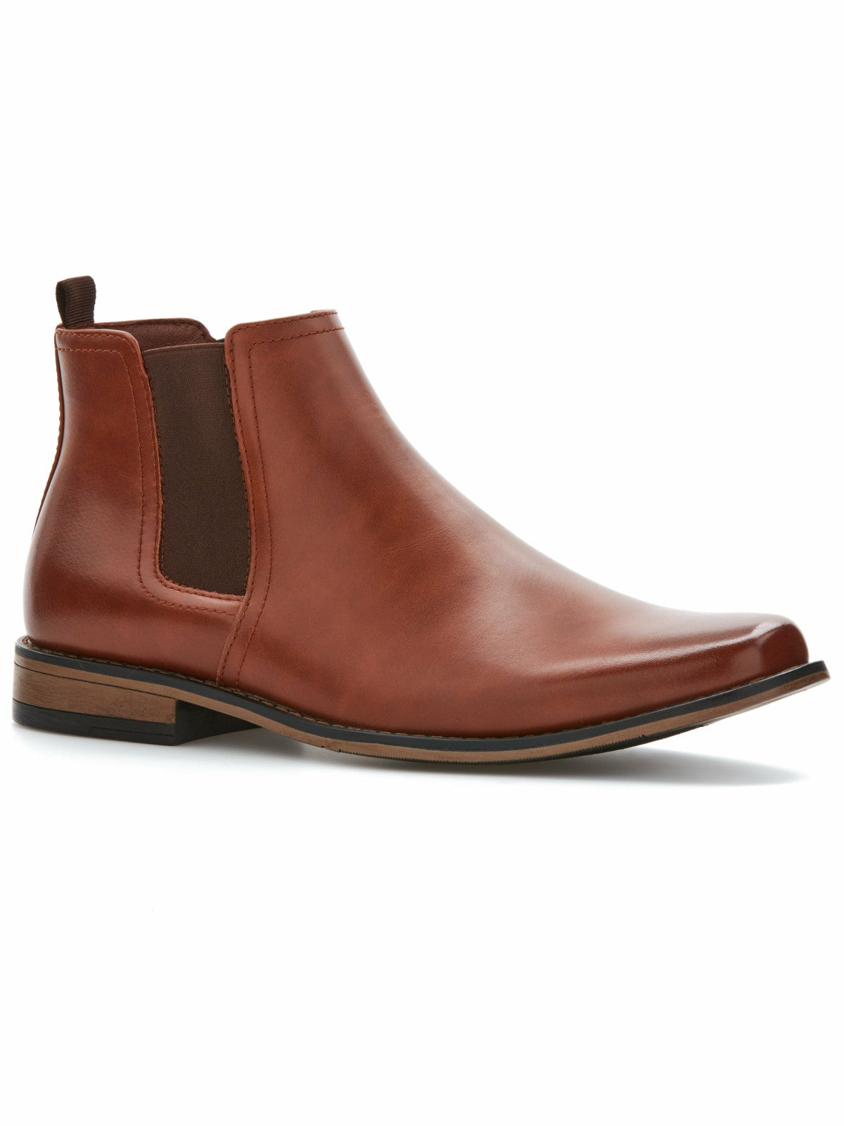Perry Ellis Chris Boot | Men's Faux Leather Chelsea Boot | Perry Ellis