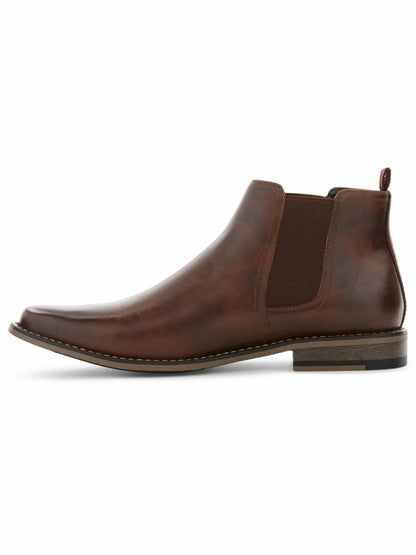 Perry Ellis Chris Boot | Men's Faux Leather Chelsea Boot | Perry Ellis