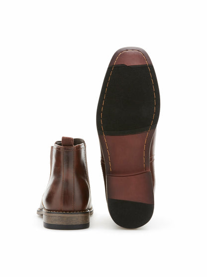 Perry Ellis Chris Boot | Men's Faux Leather Chelsea Boot | Perry Ellis