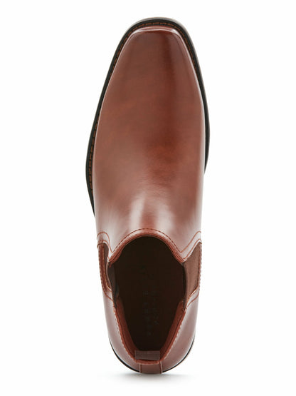 Perry Ellis Chris Boot | Men's Faux Leather Chelsea Boot | Perry Ellis