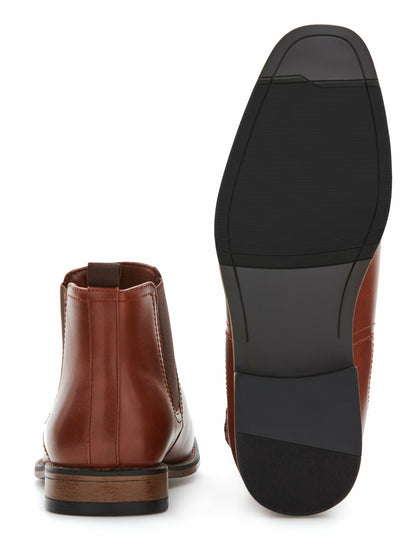 Perry Ellis Chris Boot | Men's Faux Leather Chelsea Boot | Perry Ellis
