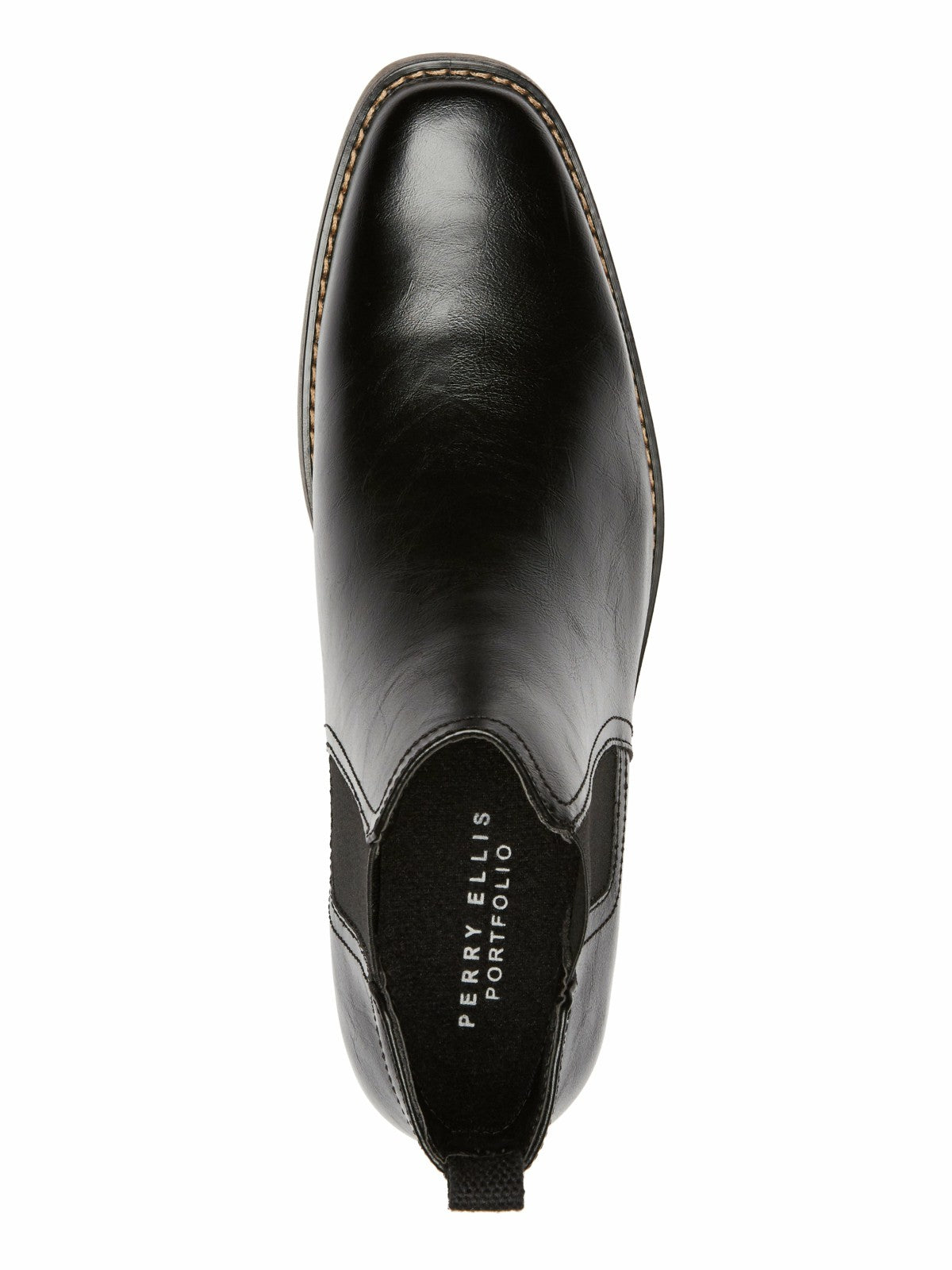 Perry Ellis Chris Boot | Men's Faux Leather Chelsea Boot | Perry Ellis