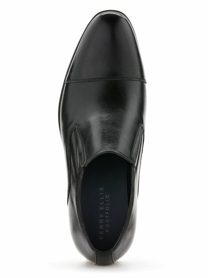 Perry Ellis Slick Cap Toe Slip-On
