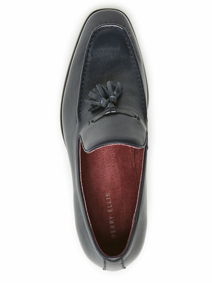 Perry Ellis Tassel Leather Loafer