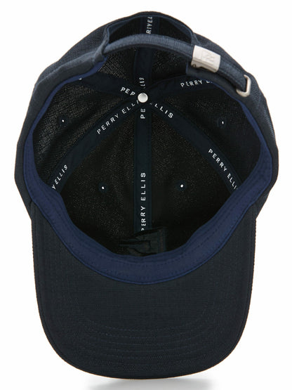 Perry Ellis Perry Linen Textured Cap