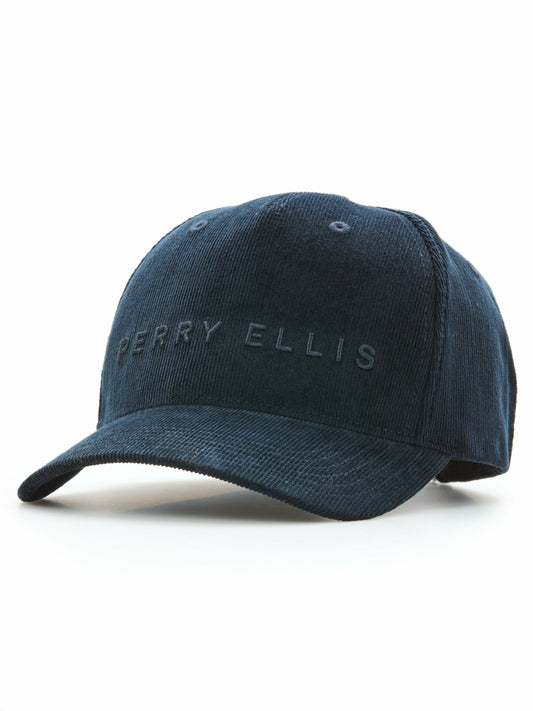 Perry Ellis Cotton Corduroy Cap