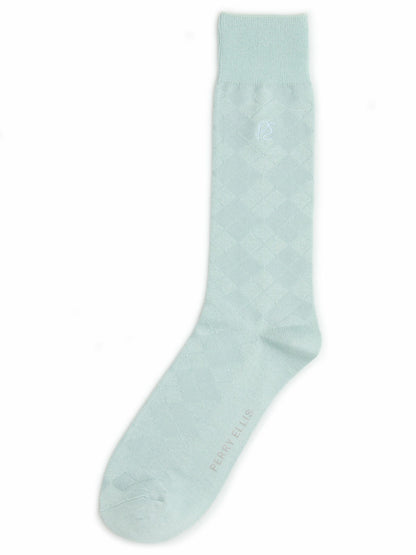 Perry Ellis Diamond Stitch Logo Socks