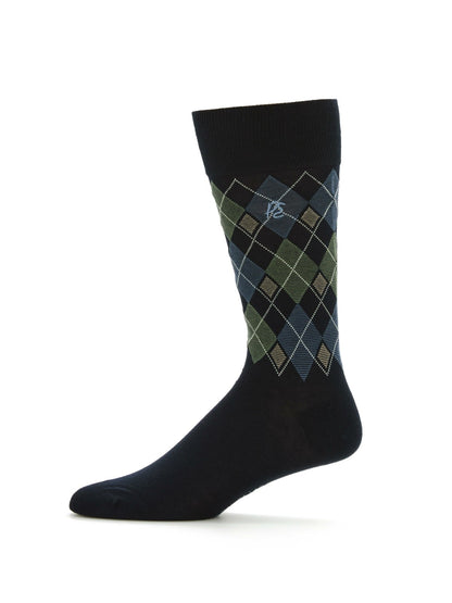 Perry Ellis Diamond Print Bamboo Socks