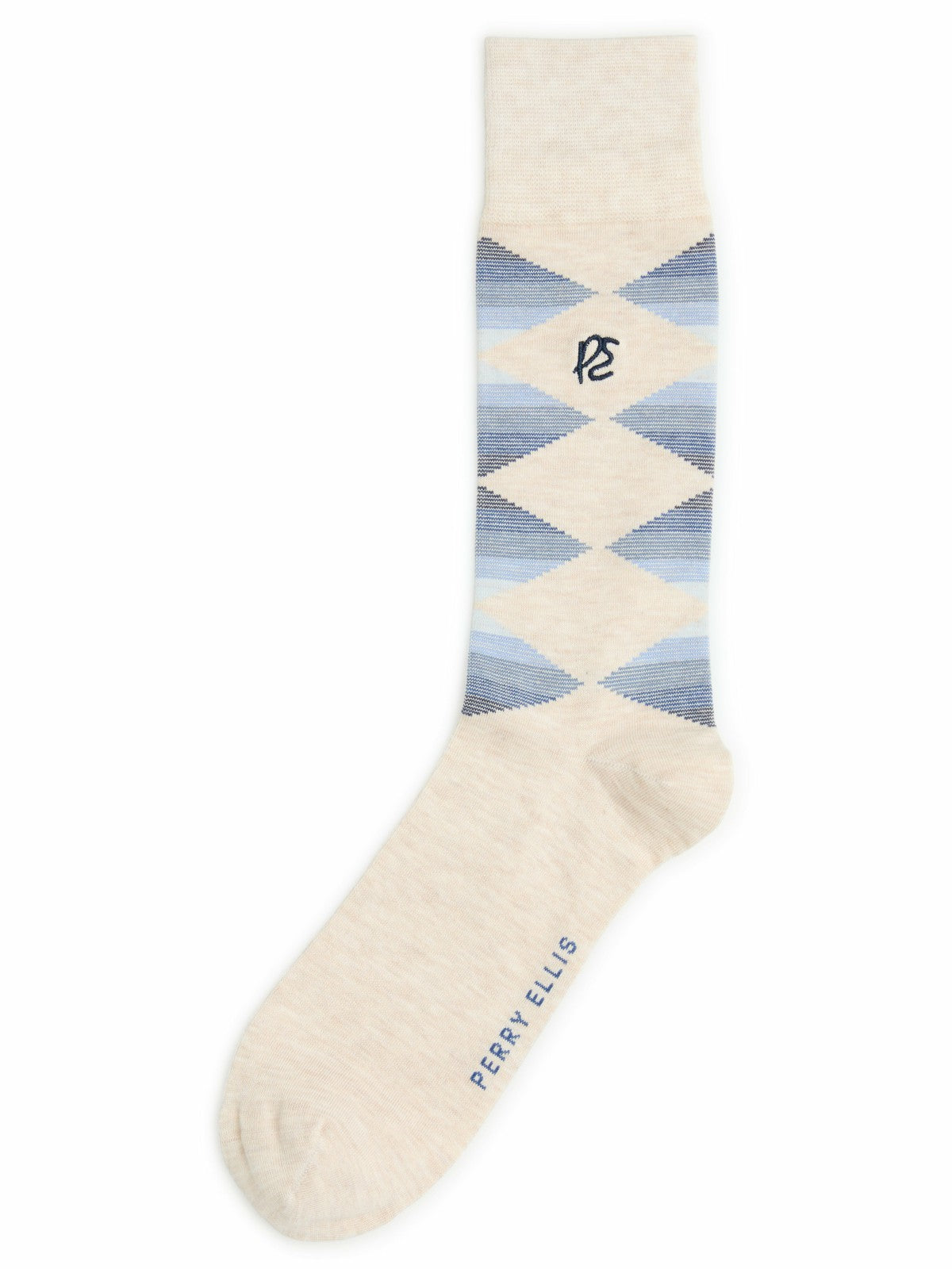 Perry Ellis Multi Color Striped Argyle Socks