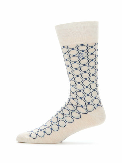 Perry Ellis Men's Medallion Pattern Socks