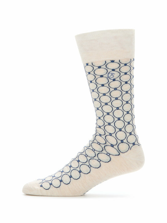 Perry Ellis Men's Medallion Pattern Socks
